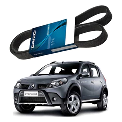 Correia Ar Condicionado Sandero Stepway 1.6 8v 2012 A 2014