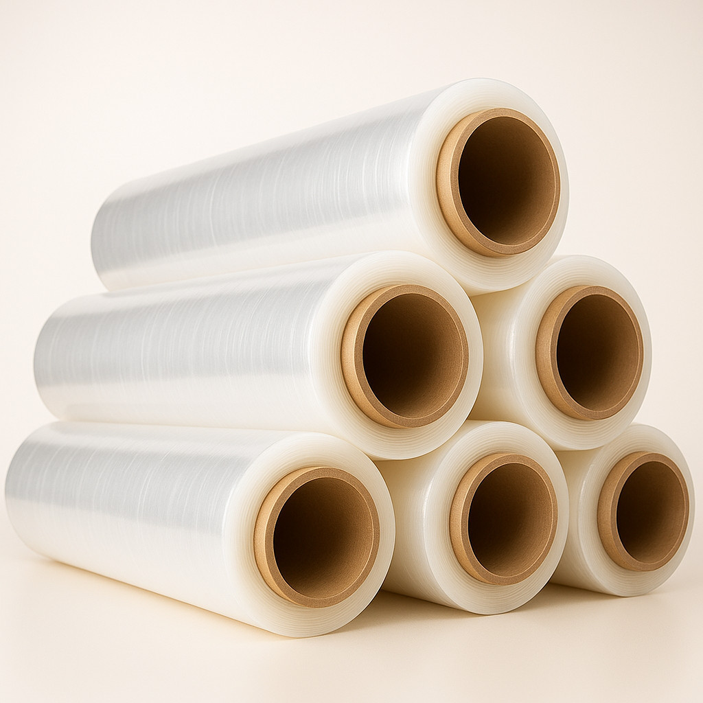 600 Metros Filme de Stretch 7,5kg 50cm Embalagem Resistente Rolo Pvc Proteção Contra Furos e Rasgos