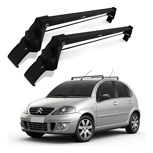 Rack De Teto Citroen C3 2003 04 05 06 07 08 09 10 11 2012 Pr em Oferta na Shopee