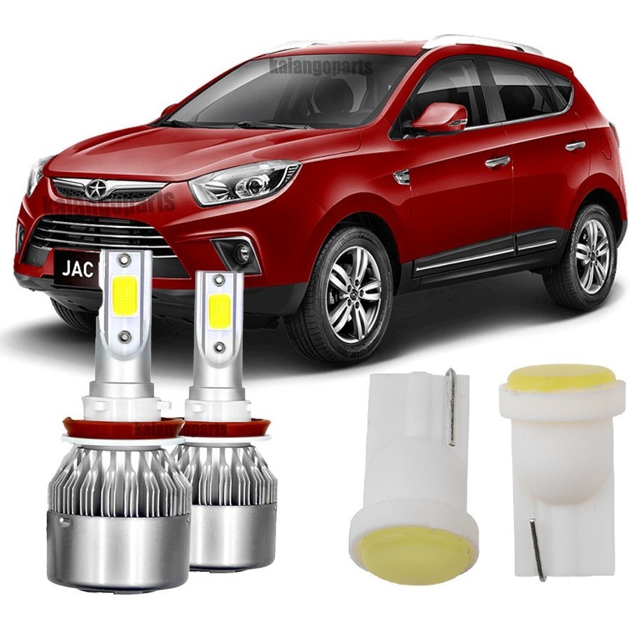 Lâmpadas Super Led Jac T5 T6 T8 Farol Milha 6000k Tipo Xenon em Oferta na Shopee