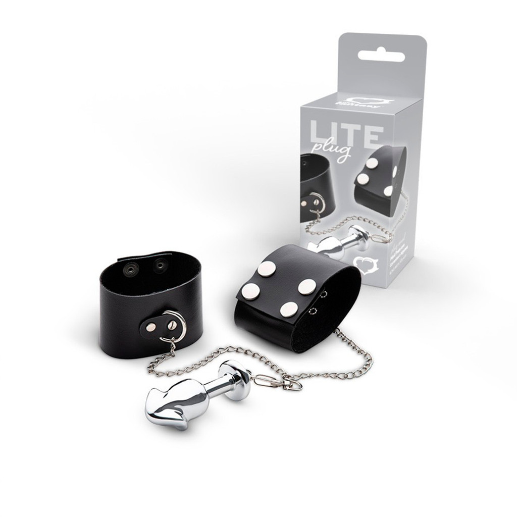 Plug Anal com Glande e Par de Algemas - Sexy Fantasy Lite em Oferta na Shopee