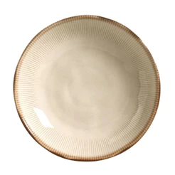 Prato Fundo De Cerâmica Bio Raio Off-White 830mL Porto Brasil