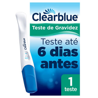 Teste de Gravidez Clearblue Saiba Antes 1 Unidade em Oferta na Shopee