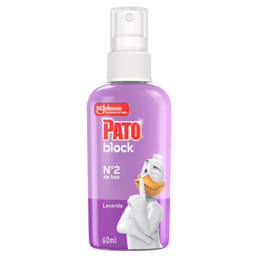 Pato Block Odorizador Sanitário Lavanda Spray 60ml
