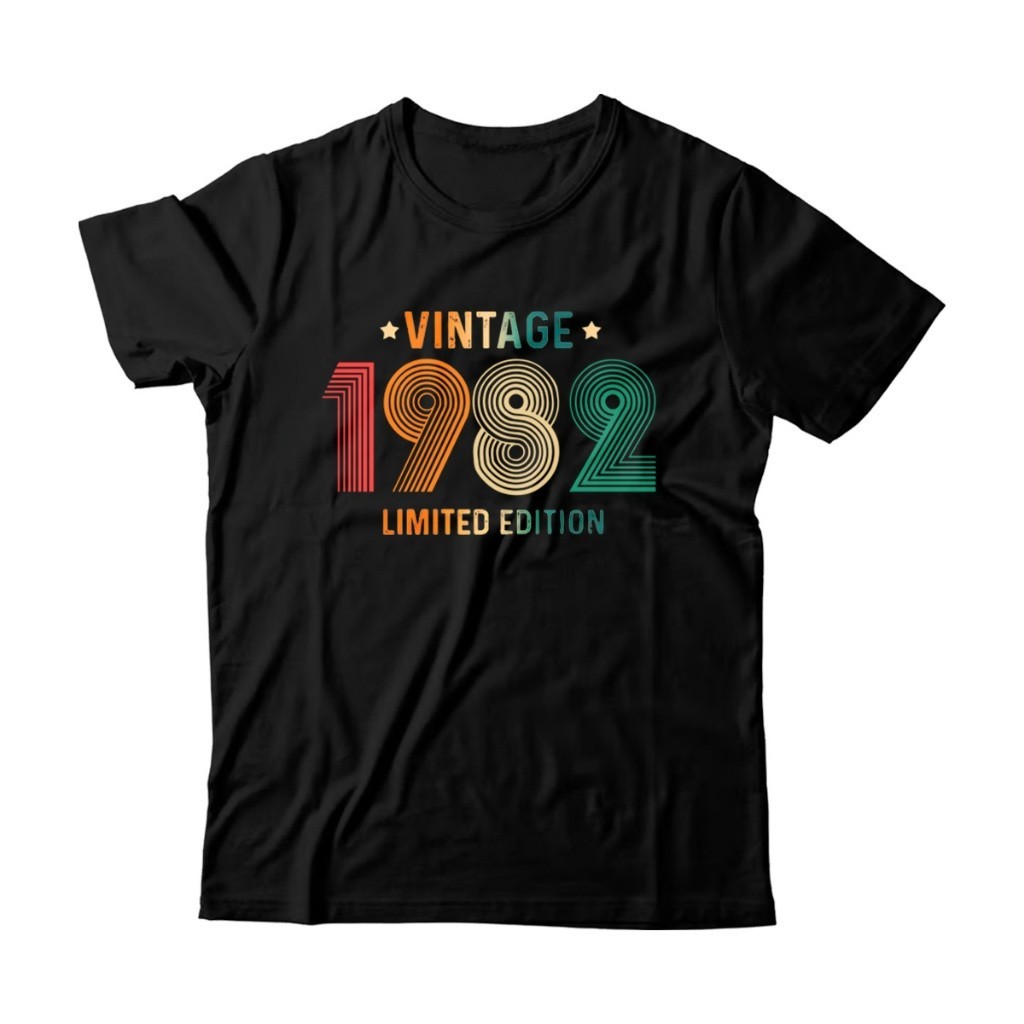 Camiseta Atmclass Blusa Unissex T-shirt T-shirt Camisa  Masculina Feminina  Preta Vintage 1982 80s  30.1 Postagem Imedia