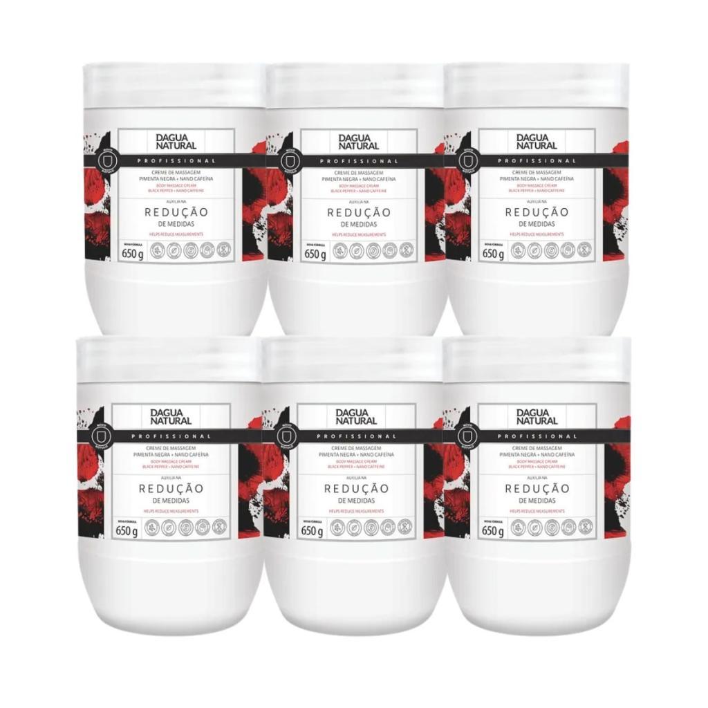 Kit Dagua Natural 6 Unidades De Pimenta Negra + Nano Cafeína De 650G