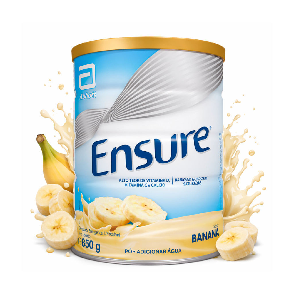 Suplemento Alimentar Ensure Banana Em Pó 850g