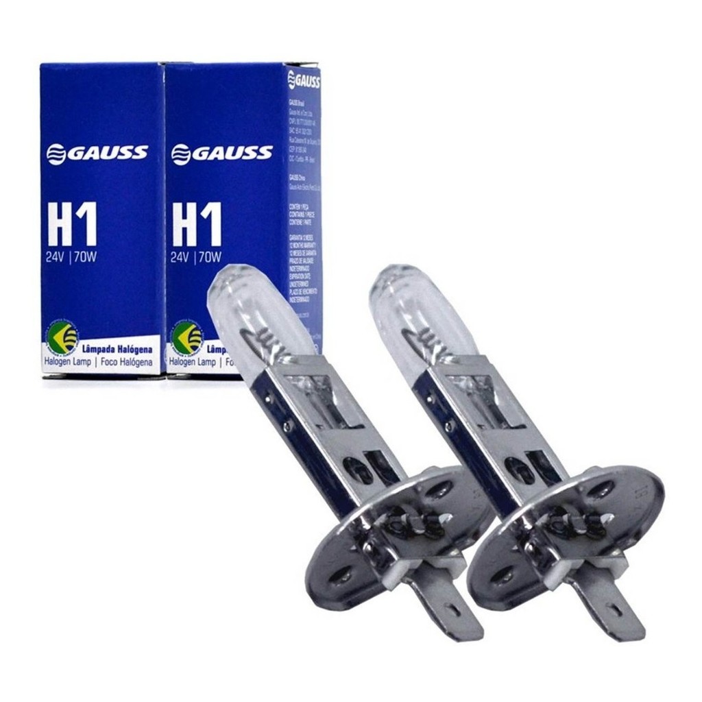 Lâmpada Farol Alto Gauss para Audi A1 A3 A4 A6 S6 1.4 16V 1.6 8V 1.8 2.2 20V 2.8 30V 4.2 32V - Cod. GL01