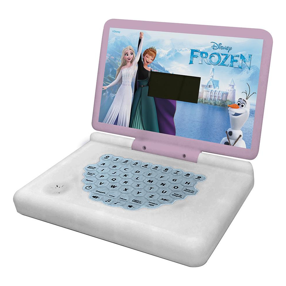Laptop Minigame Notebook Infantil Bilíngue Frozen Colorido