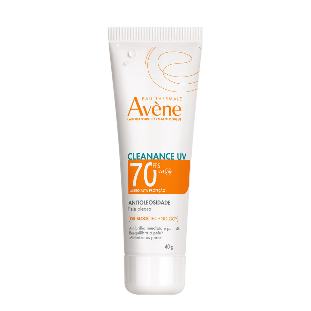 Protetor Solar Avène Cleanance UV Antioleosidade FPS 70 40g em Oferta na Shopee