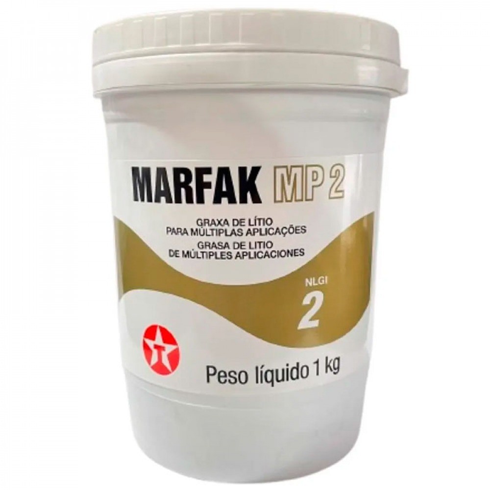 Graxa de múltiplas aplicações lata 1 kilo - MP2 Marfak - Texaco em Oferta na Shopee