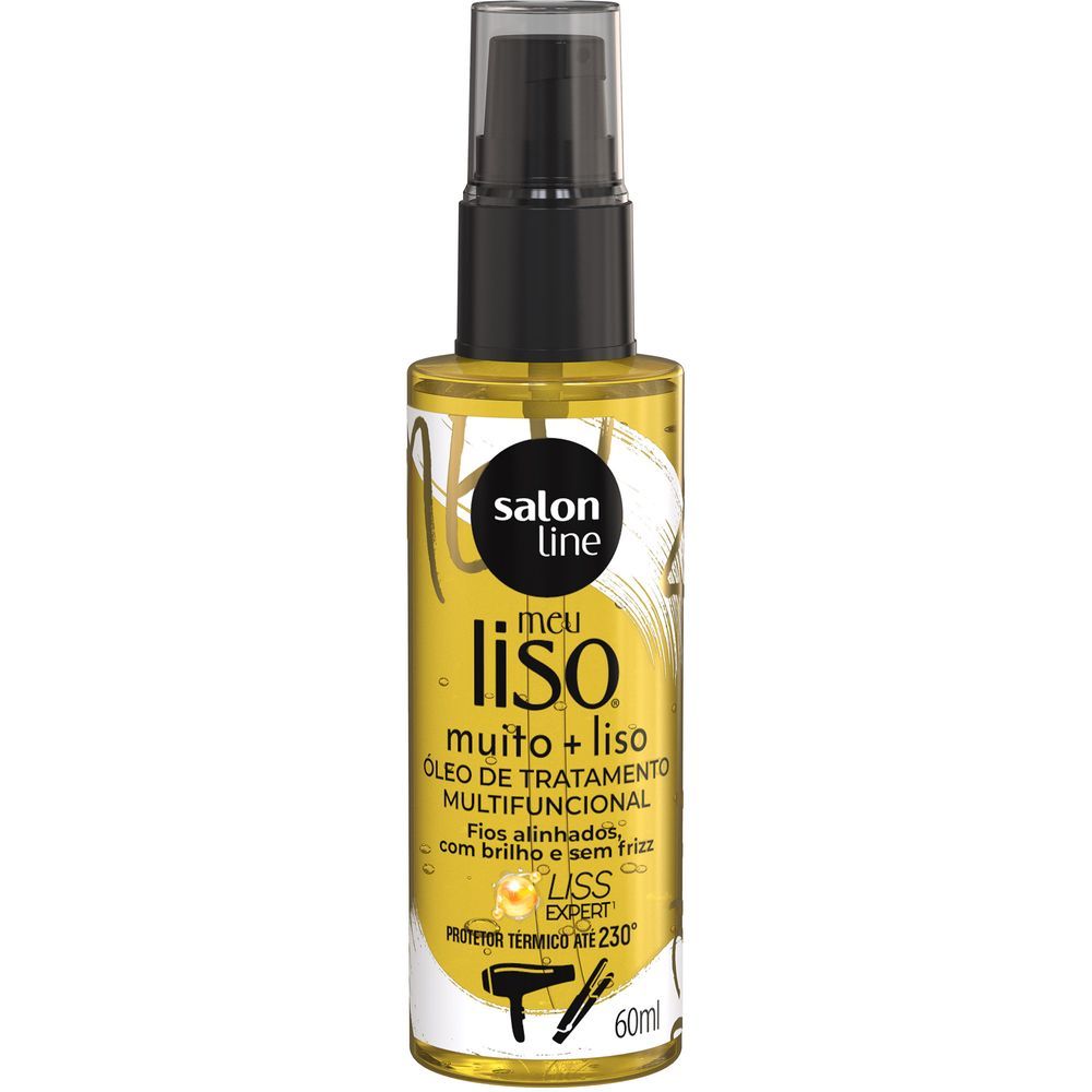 Óleo Multifuncional Salon Line Meu Liso Muito Mais Liso 60ml em Oferta na Shopee