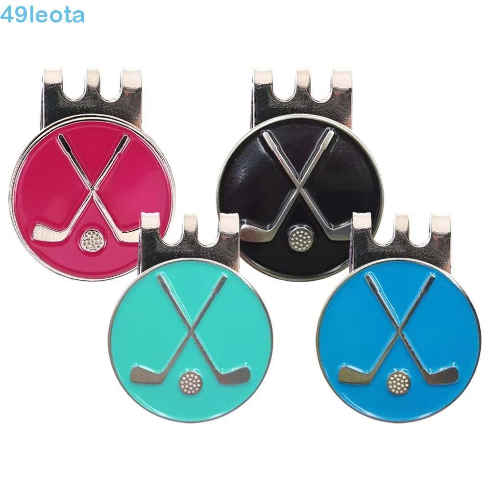 Clipe De Chapéu De Golfe LEOTA , Marcador De Bola Removível Posição De Adsorção , Clipes De Boné De Liga De Zinco
