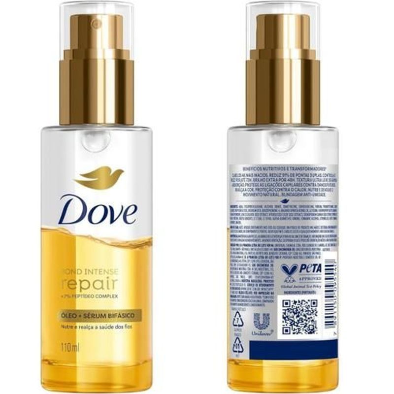 Oleo Capilar Bifasico Dove Bond Intense Rejuvenescedor 110M