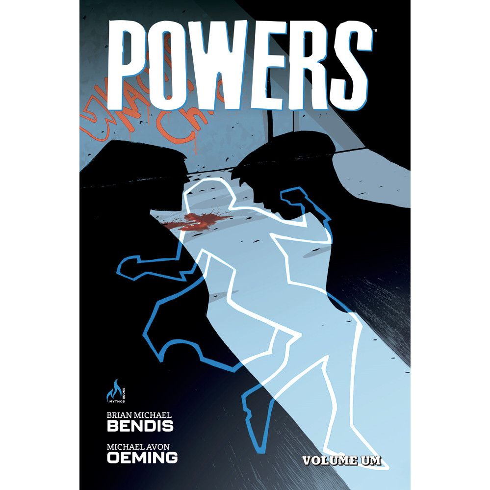 Capa do livro Livro - Powers vol. 1 - por Brian Michael Bendis - Mythos Editora