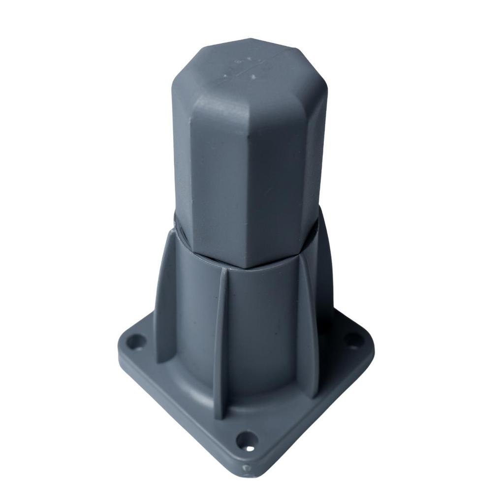 Pé Nivelador Refrigerador Cervejeira Expositor Frilux Cinza