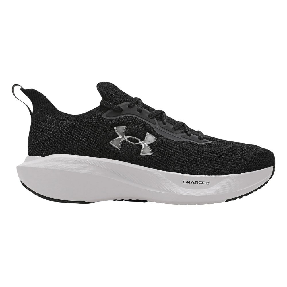 Tênis Under Armour Conforto e Segurança - Charged Slight 3 SE - Preto e Branco - 34
