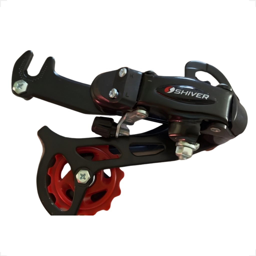 Câmbio Traseiro Shiver Bicicleta 6 e 7 Velocidades Mega Ranger Com Gancheira