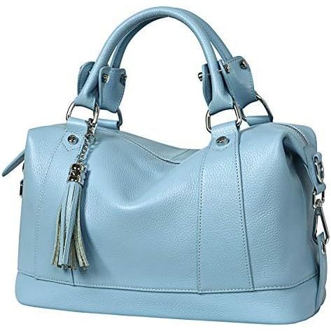 HESHE Bolsa Feminina De Couro Genuíno , Sacola Real , Bolsas Crossbody