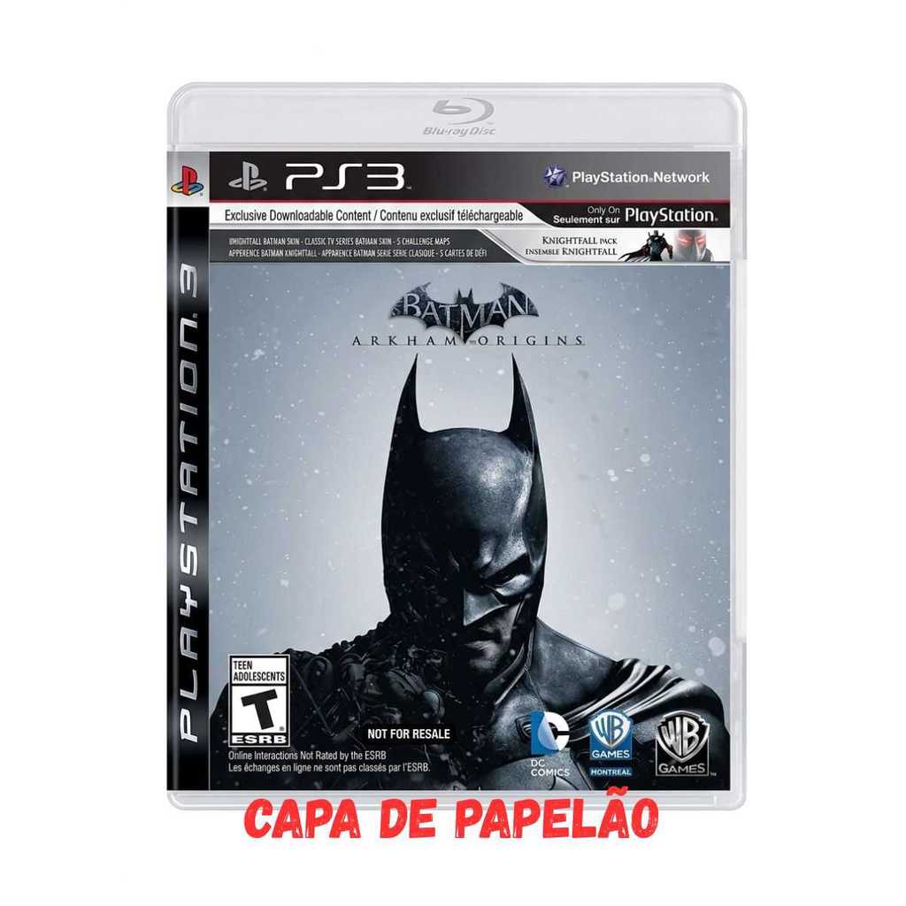 Jogo Batman: Arkham Origins Capa de Papelão PS3 Usado