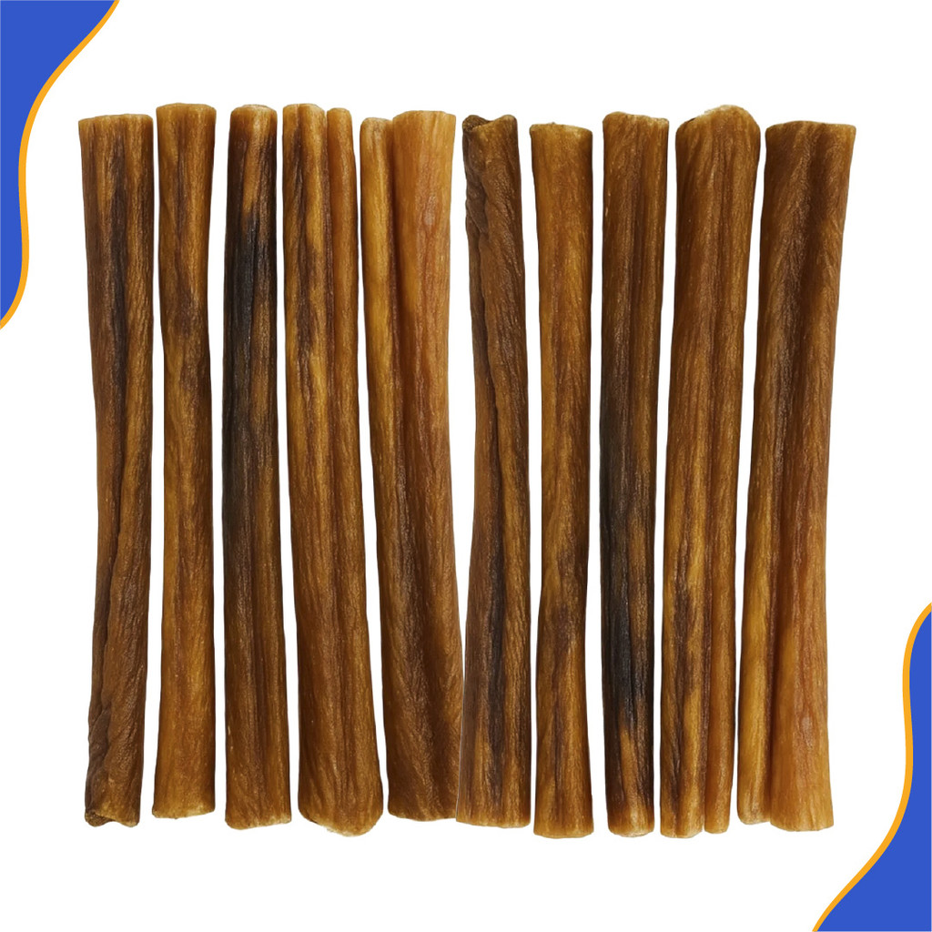Petisco Esôfago Bovino Mordedor Natural Palito 10un Cães Petisco Para Fiihotes Pet