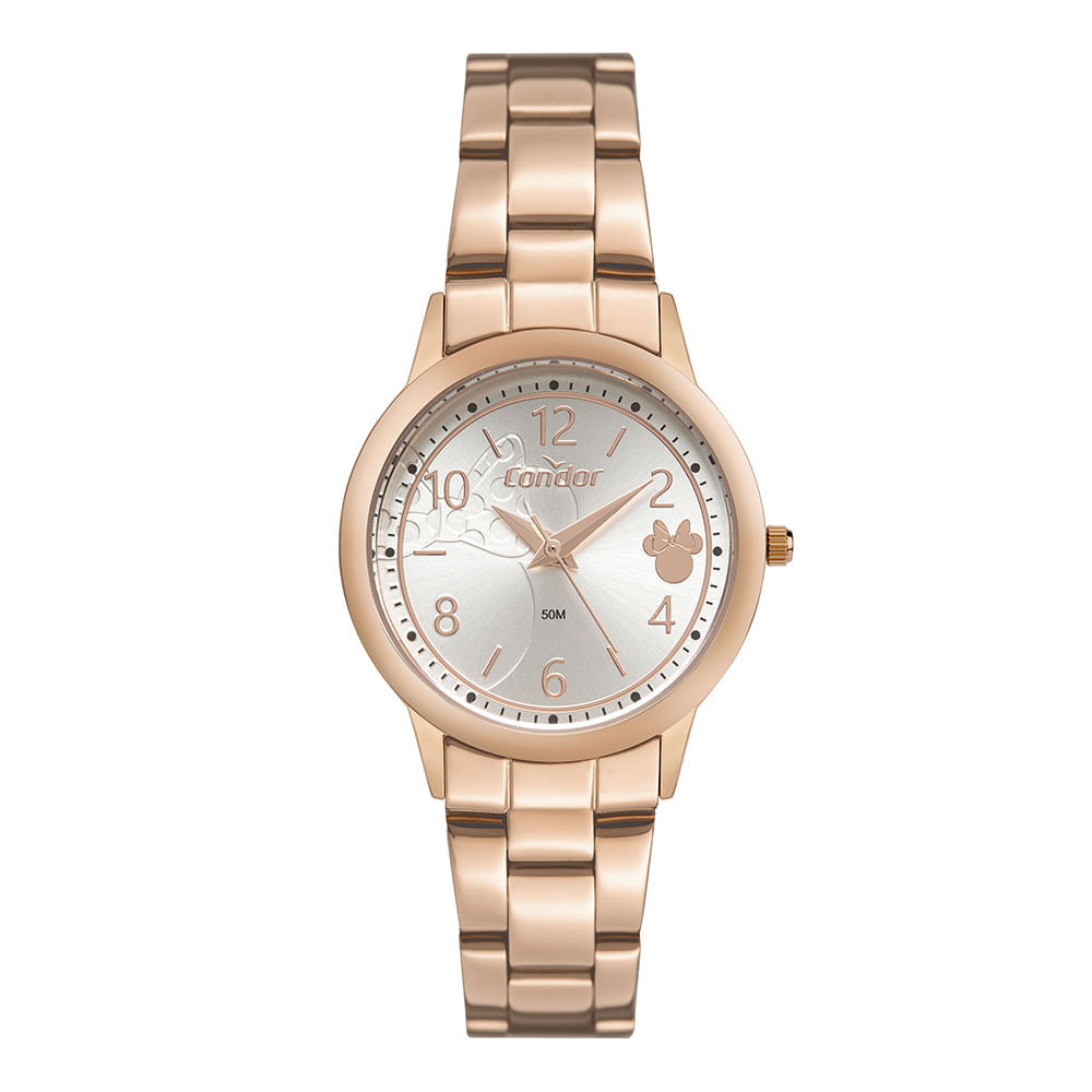 Relógio Condor Feminino Disney Minnie Rosé - CO2035NGO/I4K