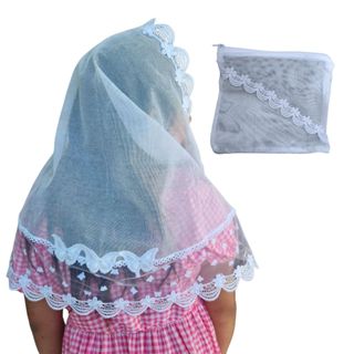 Véu CCB Infantil  Borboleta  Aplicação Stras em Oferta na Shopee