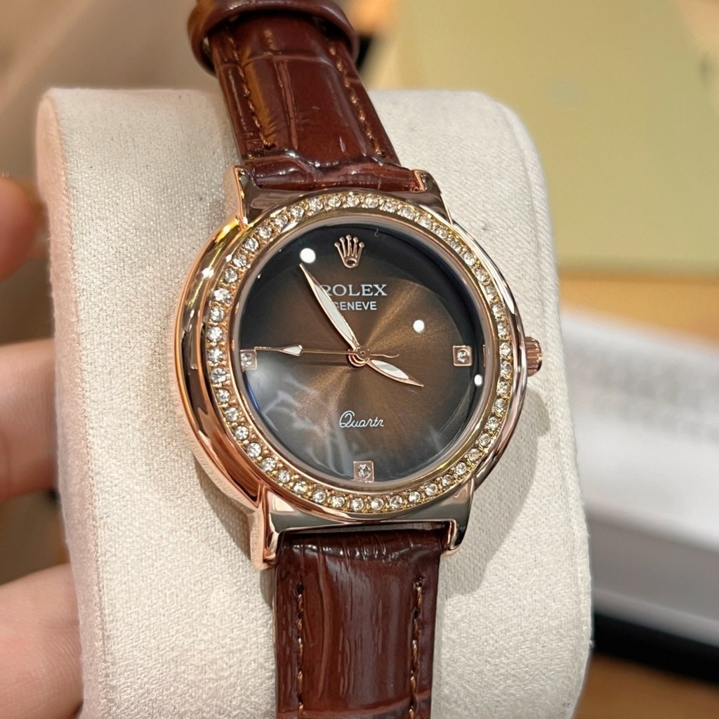 2026 novo estilo Rolex relógio feminino moda luz luxo High-End relógio de pulso movimento de quartzo requintado pequeno 