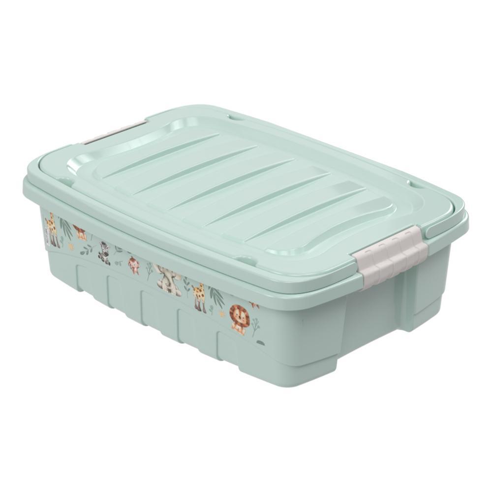 Caixa Multiuso Safari Verde Enxoval 8,5 L Plasútil