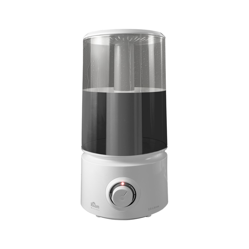 Kian Umidificador de Ar Ultrassônico 2,5L Branco em Oferta na Shopee