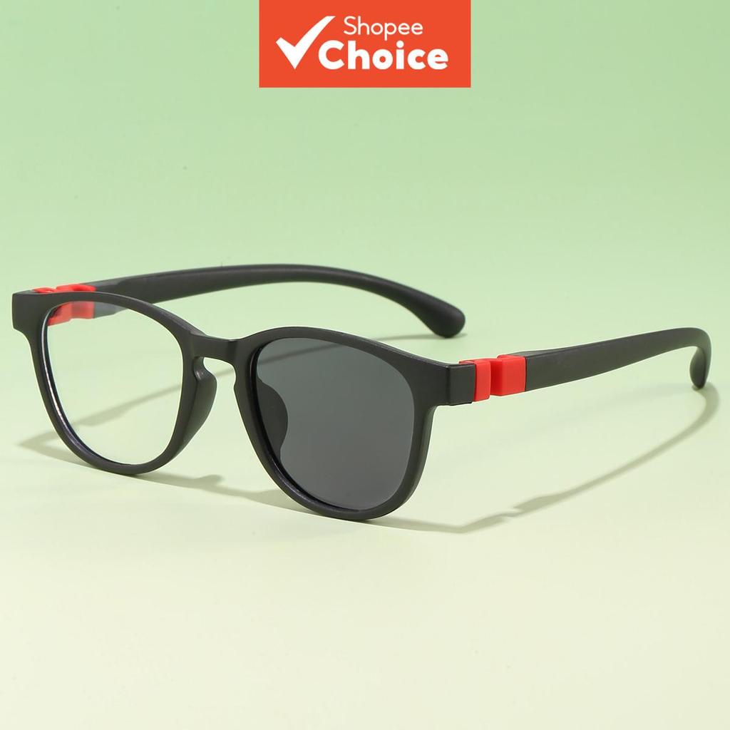  Novos Óculos Infantis Anti-Luz Azul Design Fixo Lentes Fotocromáticas Estilosas para Meninos e Meninas