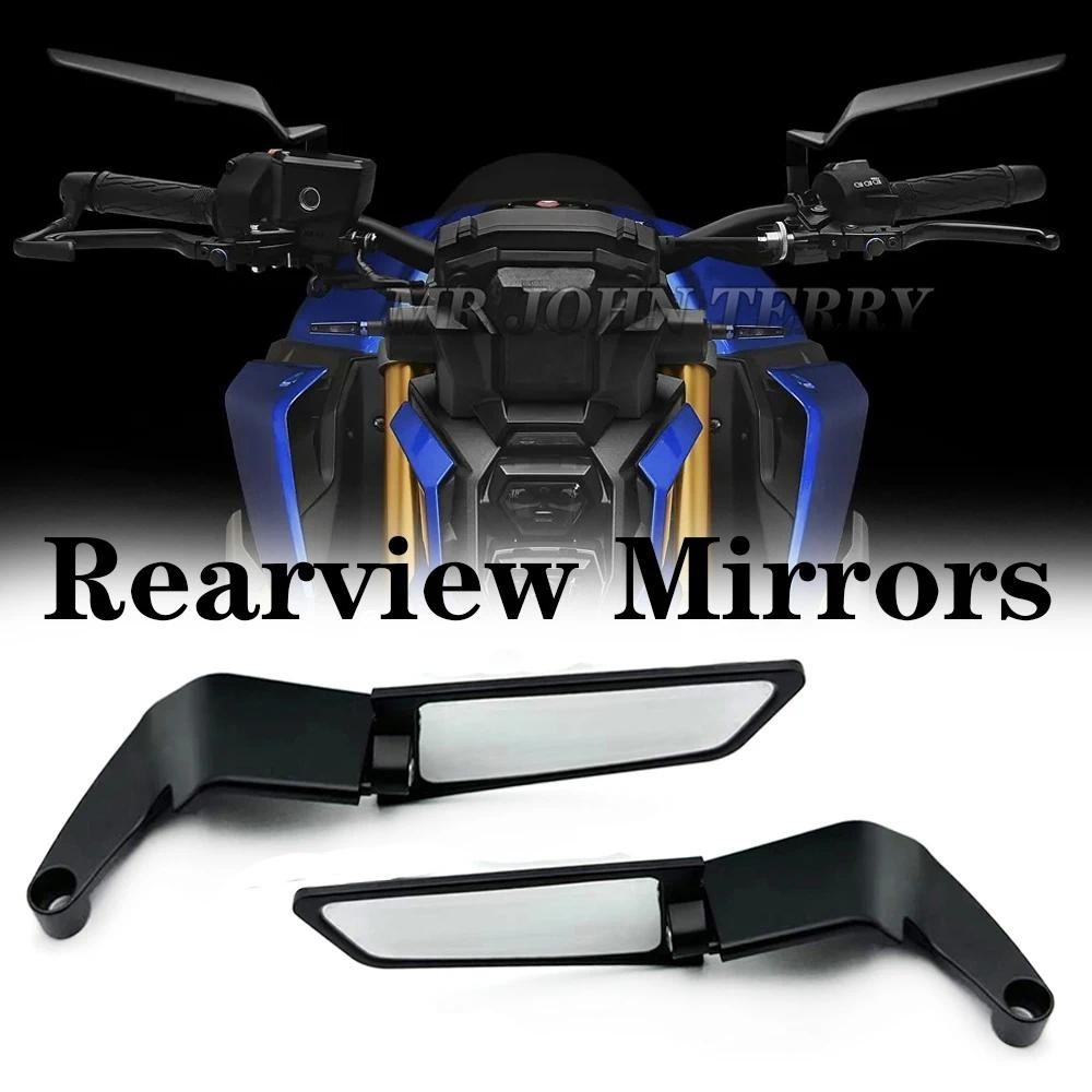 Para Suzuki GSX750 GSX1400 B-KING SV650 SV1000 SFV650 Motocicleta Asa De Vento Fixa Espelho Retrovisor Competitivo Inver