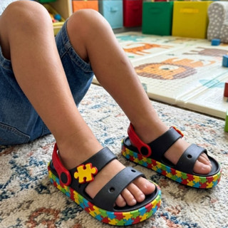 Sandalia Infantil  Unissex TEA Segurança Inclusão Diversão Sombolo de Autista em Oferta na Shopee