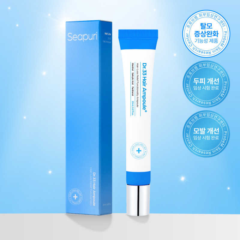 [SEAPURI] Doctor 33 Hair Loss Ampoule 20ml NEW Hair Loss Relief