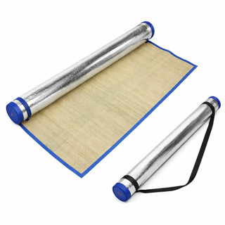 Esteira de Praia com Alça Tapete Térmico com de Palha Natural de Junco 170x60 cm Impermeável pratico em Oferta na Shopee