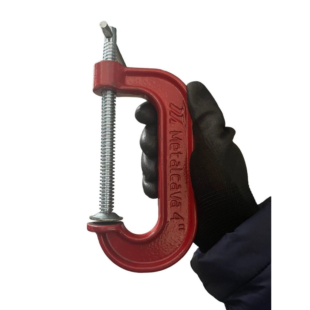Grampo Sargento Fixação Tipo C 4" METALCAVA - C4