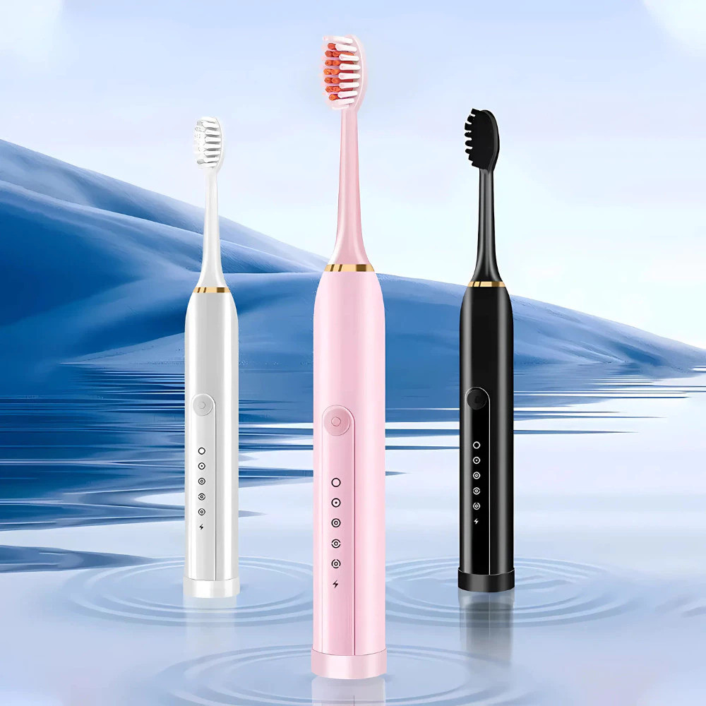 Escova de dentes elétrica recarregável Sonic X3 em Oferta na Shopee