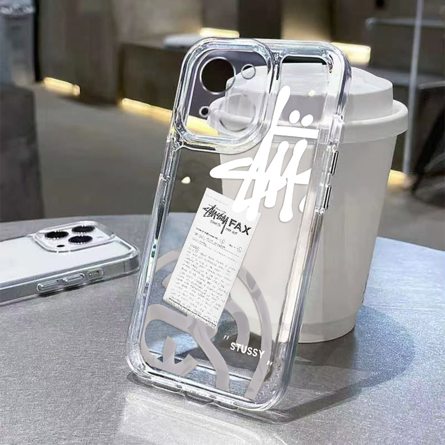 Softcase Anti-impacto Stussy Logo Samsung A15 A55 A54 A35 A05S A14 A34 A05 A03 S20 S21 S23 FE S24 S23 S25 ULTRA M53 M23
