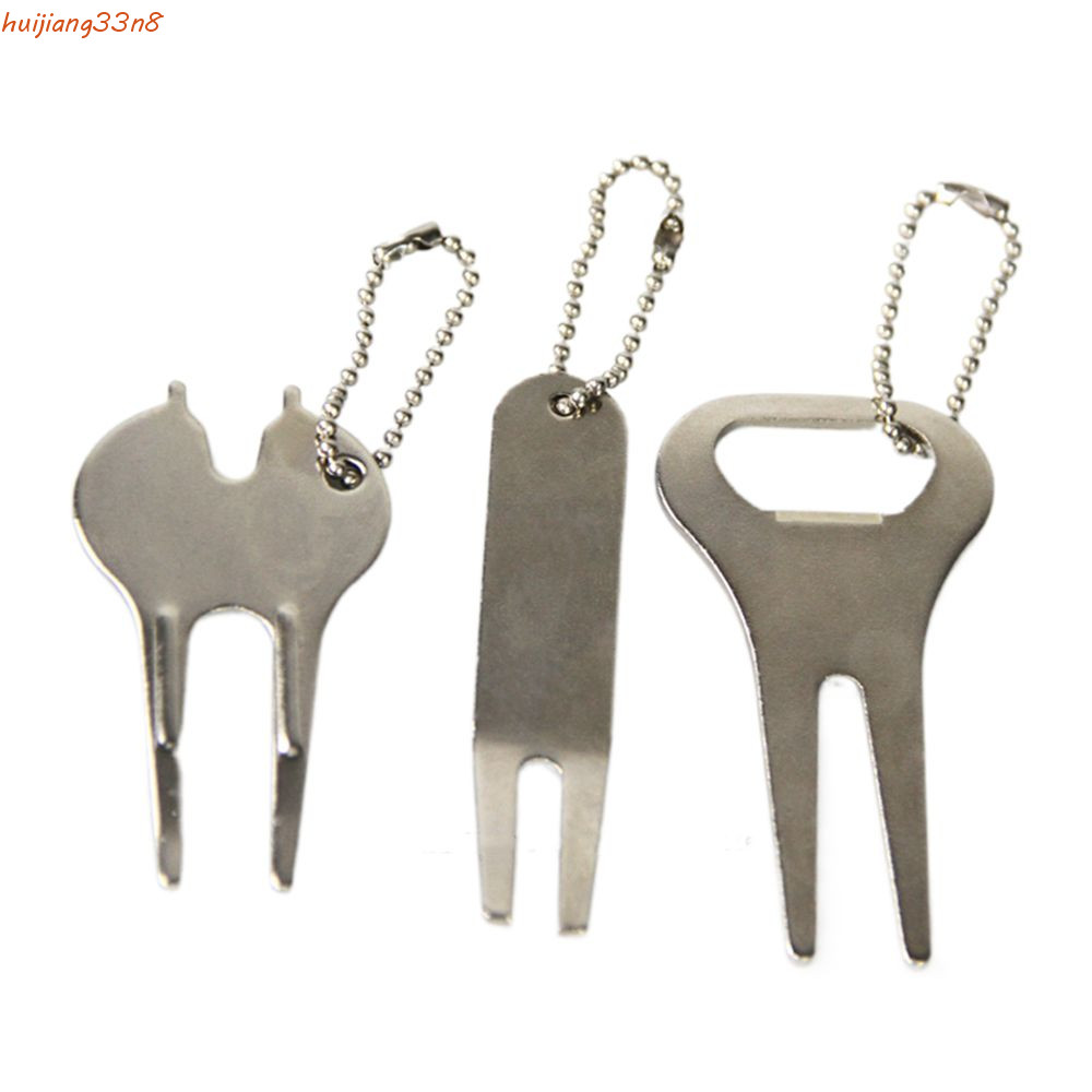 Ferramenta De Reparo De Divot HUIJIANG , Leve Com Correntes De Contas Forquilha De Golfe , Garfo Golf Green Fork