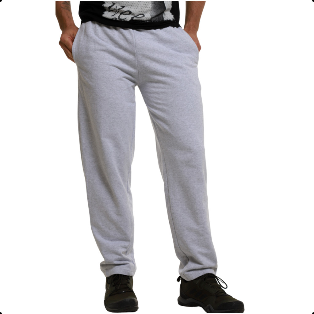 Calça Moletom Masculina e Feminina Sem Estampa