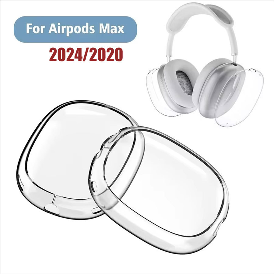 Capa Transparente Para AirPods Max Fones De Ouvido Macio TPU Pele Anti-Risco Ace