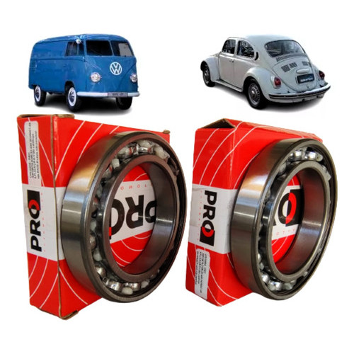 Kit 2 Rolamento Lateral Satelite Vw Fusca/brasilia Até 1975