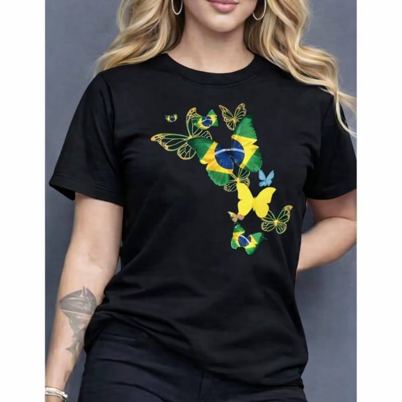 camisetas 100% algodao seleçao brasileira