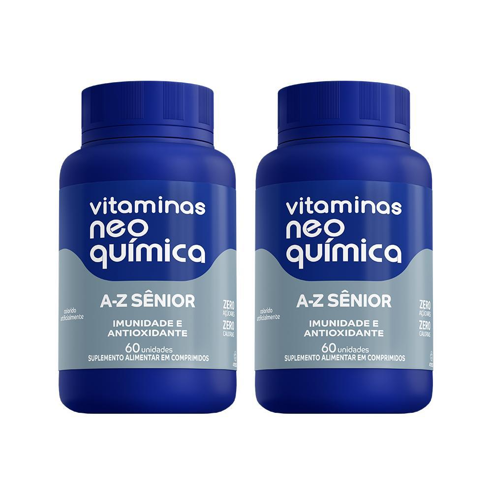 Kit c/2 Vitamina Neo Química A-Z Sênior - 60 Cpr