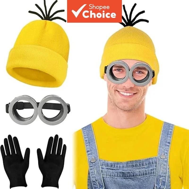  Óculos Divertidos de Minions Bonitinhos para Festa, Decoração de Plástico, Acessórios para Cosplay de Anime, Adereços