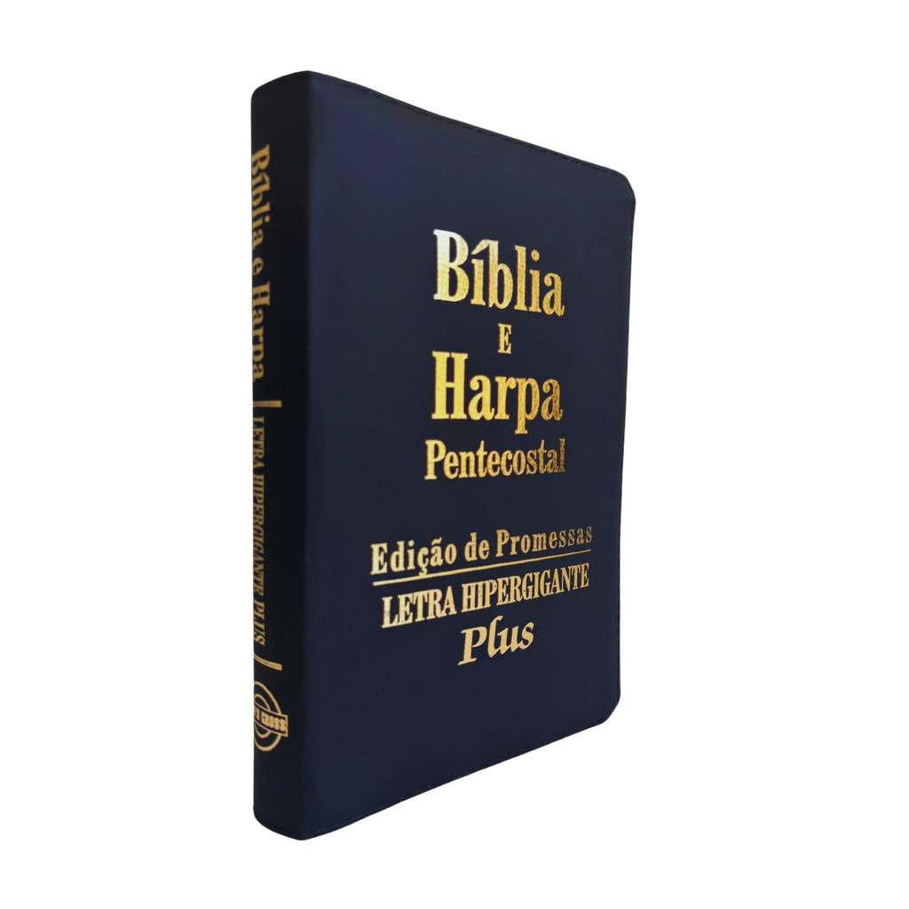 Bíblia Sagrada Letra Hiper Gigante Plus Zíper c Índice