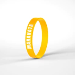 Pulseira De Silicone Amarela | Maranata