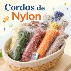 Cordas de Nylon Multiuso para Pesca Varal Amarração Parede Teto Super Resistente