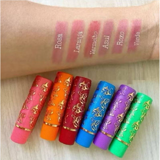 Kit C/ 1 / 6 /12 Batons mágicos coloridos bella femme Low price em Oferta na Shopee