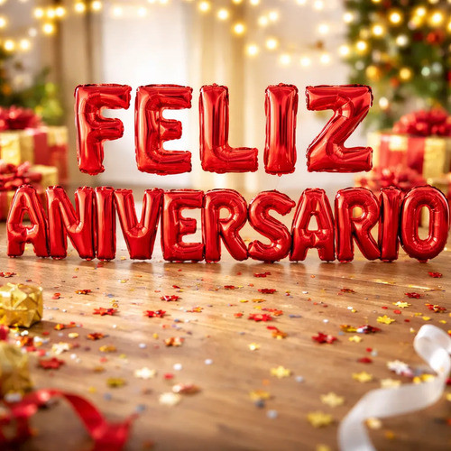 Kit Balão Feliz Aniversário Happy Birthday Metalizado Luxo em Oferta na Shopee